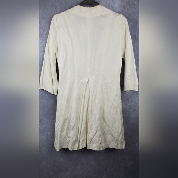 CABI Artist Coat Shawl Notched Collar 3/4 Sleeve Button Down Blazer Size S - Picture 10 of 12